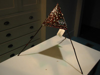 Tetrahedron Lamp